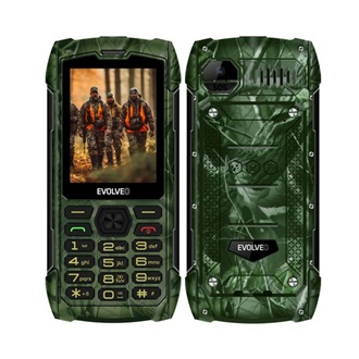 EVOLVEO Strongphone H1 mobiltelefon (Dualsim, terep minta) SÖTÉTZÖLD
