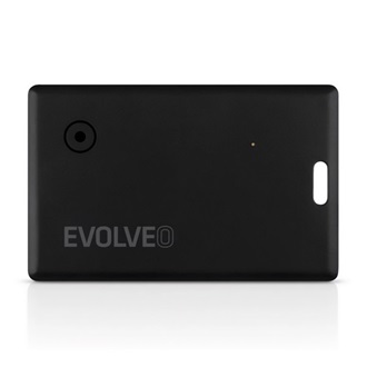 EVOLVEO TRACKCARD bluetooth nyomkövető (kulcstartóra, táskára, valós idejű nyomkövetés, iOS kompatibilis) FEKETE
