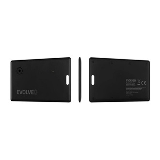 EVOLVEO TRACKCARD bluetooth nyomkövető (kulcstartóra, táskára, valós idejű nyomkövetés, iOS kompatibilis) FEKETE