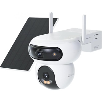 EZVIZ H90x Dual Kit Wi-Fi smart home kültéri IP kamera + napelem 4G/LTE IP65 10400mAh