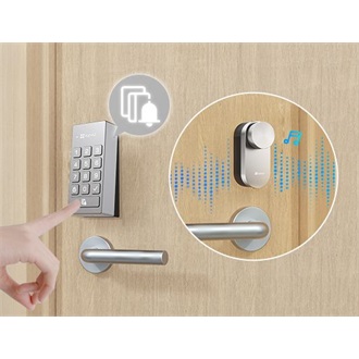 EZVIZ DL01 Pro intelligens zár Kit, Bluetooth & Zigbee kapcsolat, CP billentyűpad, A3 központtal, távoli hozzáférés