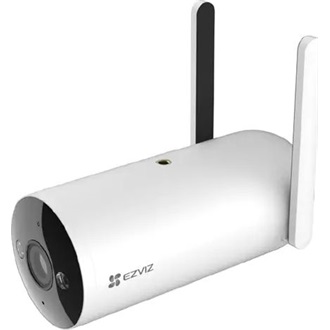 EZVIZ H5 4G 2K kültéri kamera, 3MP, alakérzékelés, kétirányú beszéd, színes éjszakai látás, sziréna, IP67, H.265, 512GB