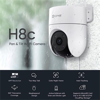 EZVIZ H8c Wi-Fi smart home kültéri IP kamera