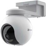 EZVIZ HB8 2K+ kültéri akkunulátoros kamera, újratölthető, színes éjszakailátás, 360 ° panoráma, 4MP, free Wifi,10400 mAh