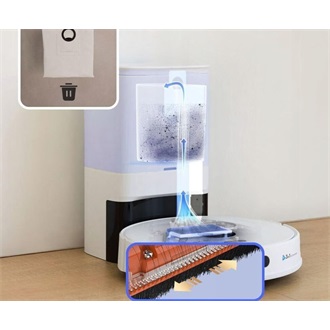 EZVIZ RE5S Plus smart home robot porszívó fehér