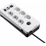 Eaton PB6D Protection Box 6db villásdugó CEE 7/3 (EU) elosztó 1.5m fehér-fekete