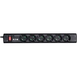 Eaton PS6TD Protection Strip 6db villásdugó CEE 7/3 (EU) elosztó 1m fekete