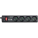 Eaton Protection Strip 4 DIN 4db villásdugó CEE 7/3 (EU) elosztó 1m fekete