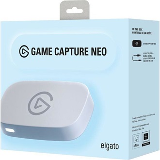 Elgato Neo USB-C gaming video capture card/box fehér