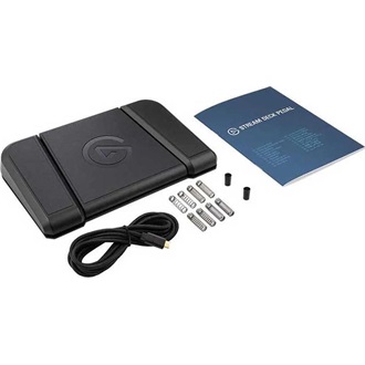 Elgato Stream Deck Pedal USB-C gaming streaming vezérlőpedál fekete