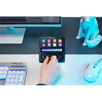 Elgato Stream Deck + USB2.0 gaming streaming vezérlőpanel fekete