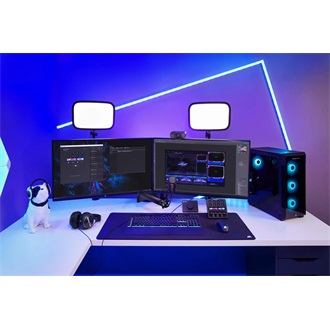 Elgato Stream Deck + USB2.0 gaming streaming vezérlőpanel fekete