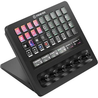 Elgato Stream Deck + XL USB-C gaming streaming vezérlőpanel fekete