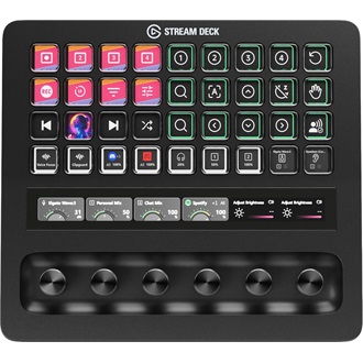 Elgato Stream Deck + XL USB-C gaming streaming vezérlőpanel fekete