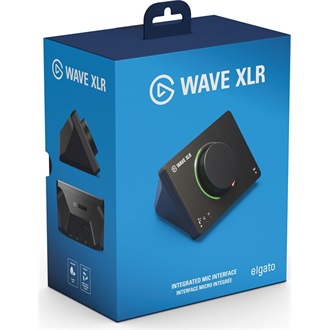 Elgato Wave XLR MK.2 Integrated Mic Interface USB-C gaming streaming vezérlőpanel fekete