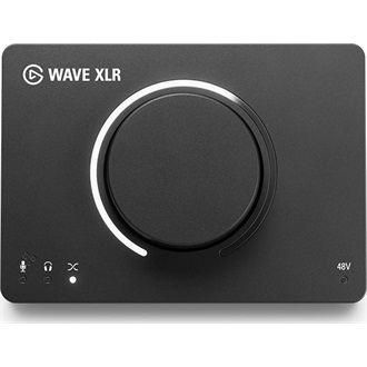 Elgato Wave XLR MK.2 Integrated Mic Interface USB-C gaming streaming vezérlőpanel fekete