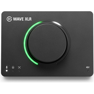 Elgato Wave XLR MK.2 Integrated Mic Interface USB-C gaming streaming vezérlőpanel fekete