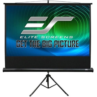 Elitescreen T100UWH hordozható vászon fekete