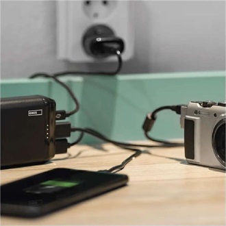 Emos B0527B ALPHA2 20, 20000 mAh, 10 W, fekete powerbank