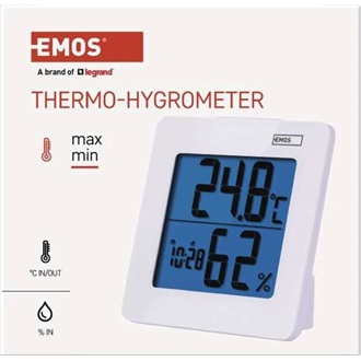 Emos E0114  nedvességmérős hőmérő