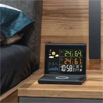 Emos E8010 vezeték nélküli töltéssel időjárás állomás