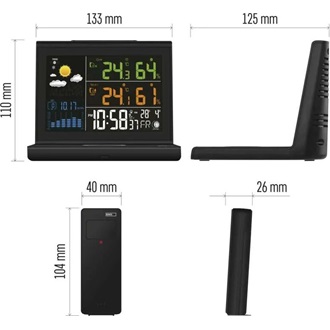 Emos E8010 vezeték nélküli töltéssel időjárás állomás