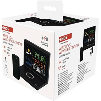 Emos E8010 vezeték nélküli töltéssel időjárás állomás