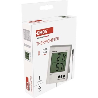Emos E8471 szondával és páratartalom mérővel vezetékes digitális hőmérő