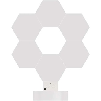 Emos GoSmart Hexagon fehér, 6 részből álló, RGBIC dimmelhető, WiFi LED asztali lámpa