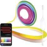 Emos GoSmart NEON fehér, 3 m, 24 W, RGBIC dimmelhető, WiFi LED szalag