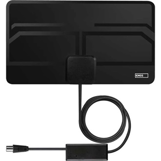 Emos J0709 CITY LEAF-C600, DVB-T2, DAB, LTE/4G/5G szűrő szobaantenna