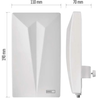 Emos J0802 VILLAGE CAMP–V400, DVB-T2, FM, DAB, LTE/4G/5G szűrő univerzális antenna