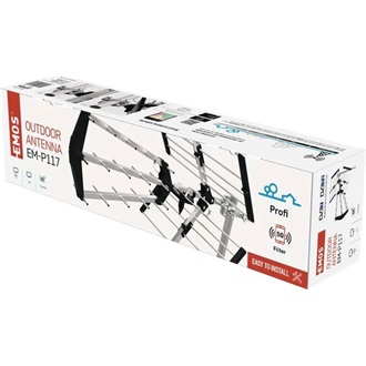 Emos J0906 PROFI EM-P117, DVB-T2, LTE/4G/5G szűrő kültéri antenna