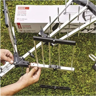 Emos J0906 PROFI EM-P117, DVB-T2, LTE/4G/5G szűrő kültéri antenna