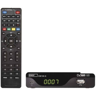 Emos J6014 EM190 HD DVB-T set-top-box vevőegység