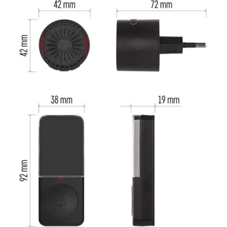 Emos P5734B vezeték nélküli csengő