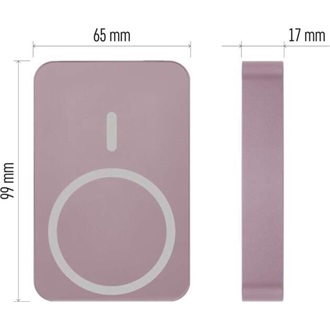 Emos WI 1046, 10 000 mAh, 20 W+Wireless, lazac powerbank