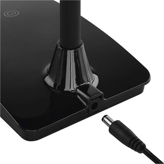 Emos Z7599B Eddy fekete asztali LED lámpa