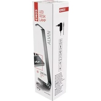 Emos Z7607B Alvin 200lm szabályozható fekete LED asztali lámpa