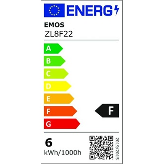 Emos ZL8F22 GU10/5,2 W (40 W)/450 lm/meleg fehér LED izzó