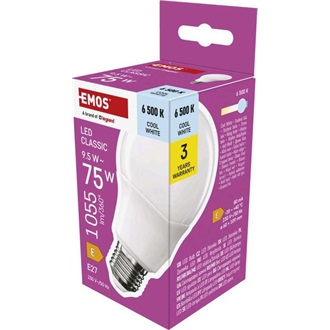 Emos ZQ5E54 classic A60 9,5W 1055lumen E27 LED izzó