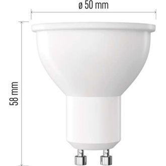 Emos ZQ8255S GU10/7W (60W)/800 lm/természetes fehér Classic MR16 LED izzó