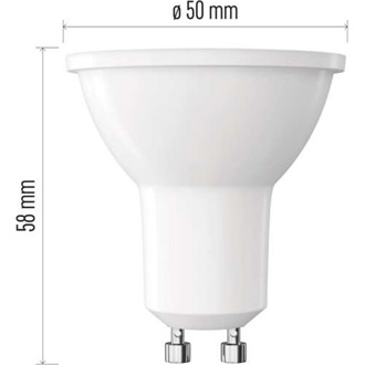 Emos ZQ8E44 MR16/GU10/7 W (60 W)/806 lm/hideg fehér classic LED izzó