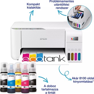 Epson EcoTank L3276 színes multifunkciós tintasugaras nyomtató