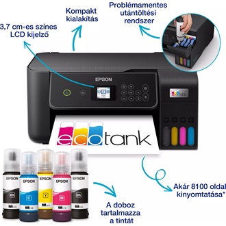 Epson EcoTank L3280 színes multifunkciós tintasugaras nyomtató