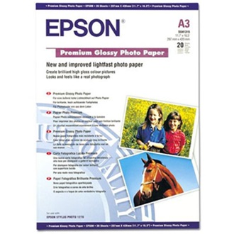 Epson Premium Glossy  fotópapír A3