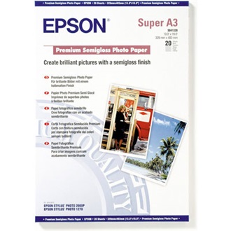 Epson Premium Semigloss fotópapír A3+