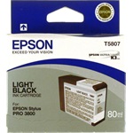 Epson T5807 Light Black tintapatron fekete
