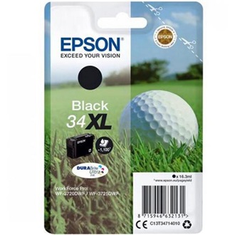 Epson 34XL DURABrite Ultra Ink tintapatron fekete