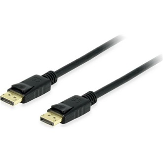 Equip DisplayPort 1.4 -> DisplayPort 1.4 M/M video kábel 1m fekete